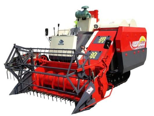 2M Lebar 90hp Pertanian Combine Harvester, 2400rpm Wheat Harvestor