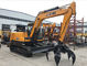 JH65 6 Ton Mini Excavator Dengan Kapasitas Bucket 0,21m3, ISO Crawler Excavator