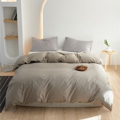 Beige Warna Baju Tutup Selimut Pakaian Tempat Tidur Set Pemesanan Besar Pemasok
