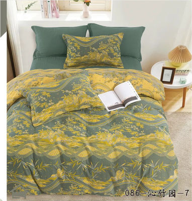 100% Batang Cuci Jacquard Set Katil Tutup Selimut Ukuran Disesuaikan