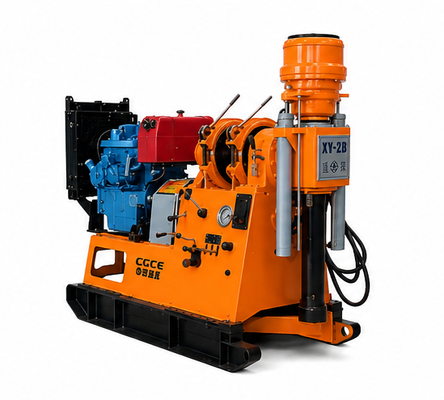 XDEM Chongtan XY-2B 530m Rock Core Drilling Rig Spindle Peralatan Pengeboran Geologi Hidraulik Untuk Pengambilan Sampel Tanah Air Well Drilling Grouting Hole Konstruksi