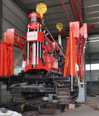 GXY-360 Spindle Rotary Geological Core Drilling Rig Max 500m kedalaman Mesin Pengeboran Eksplorasi Teknik Hidraulik Untuk Batu Coring Air Well Grouting Highway Railway Survey Equipment