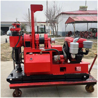 GXY-360 Spindle Rotary Geological Core Drilling Rig Max 500m kedalaman Mesin Pengeboran Eksplorasi Teknik Hidraulik Untuk Batu Coring Air Well Grouting Highway Railway Survey Equipment