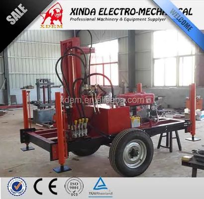 YZ50-150H Mesin Pengeboran Sumur Air Diesel Hidraulik Opsional Roda / Crawler Chassis 210m Deep Boring Hole Drilling Rig Max 400mm Diameter Variable Speed Peralatan Pengeboran Air Untuk Irigasi Pertanian