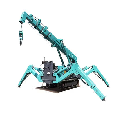 XDEM 8T 5T 3T Teleskop Boom Crane Lifting Equipment Mobile Spider Crane Diesel dan listrik Dual Power