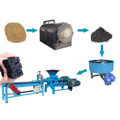 XDEM Batubara Briquette Mesin Kelapa Husk Kayu Briquette Membuat Peralatan Batubara Extruder Produksi