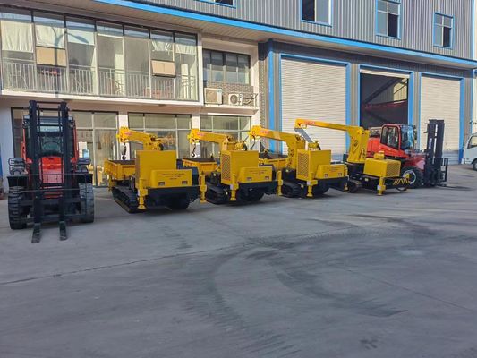 XDEM 8T 5T 3T Teleskop Boom Crane Lifting Equipment Mobile Spider Crane Diesel dan listrik Dual Power