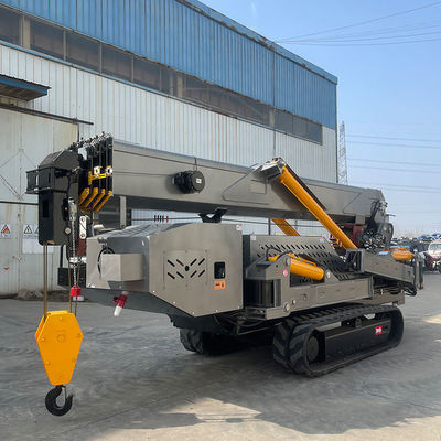 XDEM 8T 5T 3T Teleskop Boom Crane Lifting Equipment Mobile Spider Crane Diesel dan listrik Dual Power