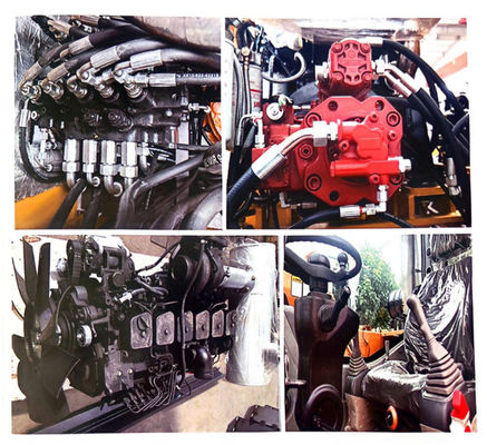 Pabrik Kualitas Baik 18ton Excavator Roda SZL180 SHANZHONG Hydraulic Digger