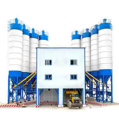 High Output HZS60 60M3H 110kw Beton Batching Plant Komersial Central Beton Plant Dengan Mixer