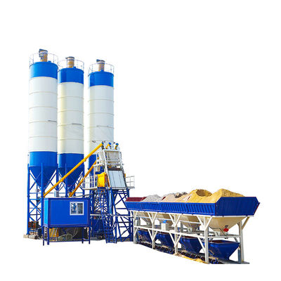 High Output HZS60 60M3H 110kw Beton Batching Plant Komersial Central Beton Plant Dengan Mixer