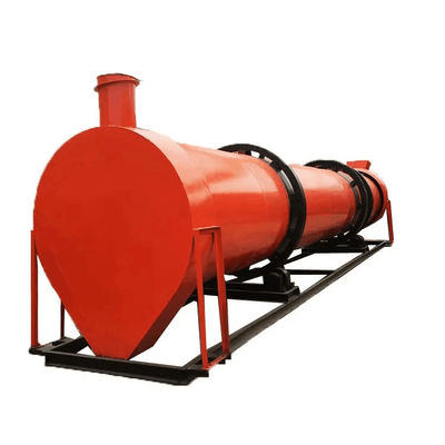 Efisiensi tinggi pasir bubuk mineral pupuk hewan pupuk organik Peralatan pendingin Rotary drum cooler