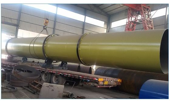 Efisiensi tinggi pasir bubuk mineral pupuk hewan pupuk organik Peralatan pendingin Rotary drum cooler