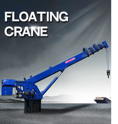 XDEM Tonnage Besar Telaskop Hidraulik Arm Dock Crane Produsen Crane Kapal Pengangkut Berat di Kapal