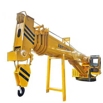 XDEM Ship Crane Telescopic Boom Crane Diesel-Powered Meningkatkan Operasi Penyelamatan Di Luar Pantai Dengan Keakuratan