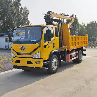 XDEM Hidrolik 4-Wheel Drive Grab dan Transportasi Tre Truck Dump Machine dengan Ember untuk penggunaan pertanian