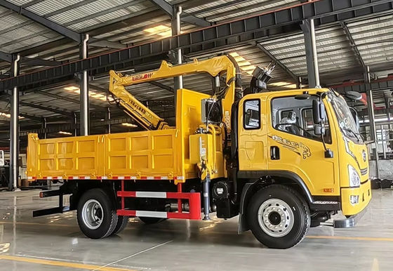 XDEM Hidrolik 4-Wheel Drive Grab dan Transportasi Tre Truck Dump Machine dengan Ember untuk penggunaan pertanian