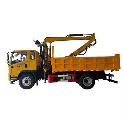 XDEM Multifungsi Hydraulic Rotating Boom Grab Timber Crane dengan Chassis Otomotif untuk penggunaan pertanian