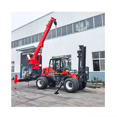 XDEM Keran forklift off-road serbaguna untuk lahan pertanian dan konstruksi dalam penanganan bahan