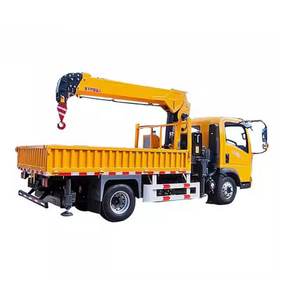 XDEM Peningkatan jangkauan dan fleksibilitas Howo Brand Dump Truck Crane dipasang dengan boom teleskopik