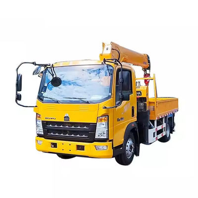XDEM Peningkatan jangkauan dan fleksibilitas Howo Brand Dump Truck Crane dipasang dengan boom teleskopik