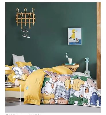 Desain Baru 100% Katun Reaktif Cetak Selimut Tutup Selimut Set Kualitas Tinggi Ukuran Disesuaikan