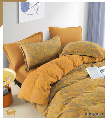 Gaya Eropa Jacquard Set Pakaian Katil Warna Baja Dipanaskan