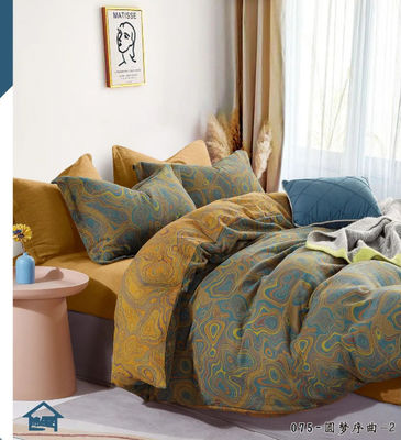 Kotak Jacquard Set Katil Tutup Selimut Selimut Bantal Kasus Selimut