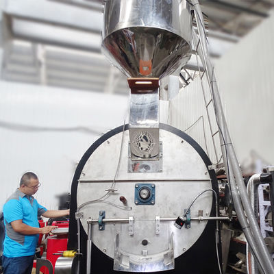 Mesin Panggang Kopi Industri Untuk Penggunaan Pabrik Mesin Panggang Kopi 50kg 60kg Dengan Kontrol PLC