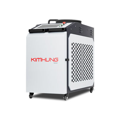 Mesin Pembersih Laser Berkecepatan Tinggi 1500W 2000W Pendingin Udara Bahan Berstainless Metal Rust Oil Oxidation Layer Removal