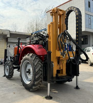 XDEM WL200D 50Hp Traktor Dipasang 220m Mesin Pengeboran Sumur dengan Versatilitas Hydraulic Water Drill Rig