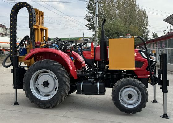 XDEM WL200D 50Hp Traktor Dipasang 220m Mesin Pengeboran Sumur dengan Versatilitas Hydraulic Water Drill Rig