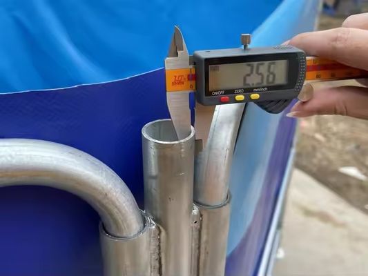 XDEM Pertanian Lipat PVC Persegi Tangki Terpal Budidaya Persegi Kolam Ikan Bentuk Persegi Panjang untuk Penggunaan Peternakan Ikan