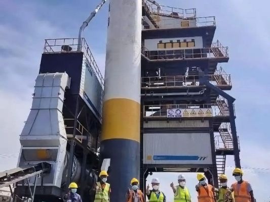 80t/H Mobile Asphalt Batching Plant Chinese Asphalt Mixing Plant High Efficiency