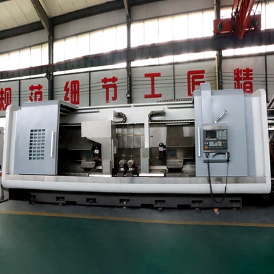 XDEM SCK160-3000 Mesin bubut CNC hidraulik Pusat pemutar spindle ganda