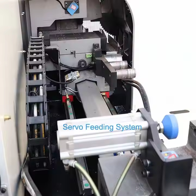 XDEM WL-75X Komputerisasi Mesin gergaji logam berputar berkecepatan tinggi Mesin pemotong pipa bulat CNC dengan pemakanan otomatis penuh