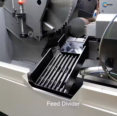 XDEM WL-75X Komputerisasi Mesin gergaji logam berputar berkecepatan tinggi Mesin pemotong pipa bulat CNC dengan pemakanan otomatis penuh