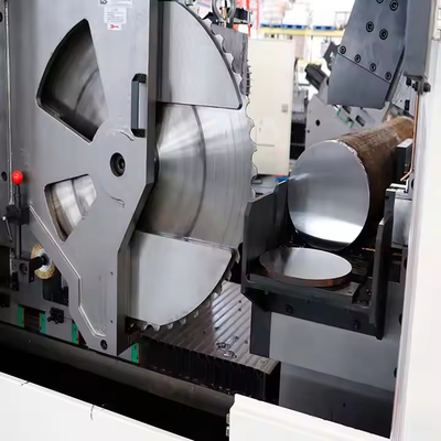 XDEM WL-75X Komputerisasi Mesin gergaji logam berputar berkecepatan tinggi Mesin pemotong pipa bulat CNC dengan pemakanan otomatis penuh