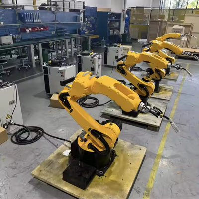 10kg Muat 1700mm Jangkauan 6 Aixs Industrial Robot Arm Stainless Steel Mig Pengelasan Otomatis 6-sumbu Robot Pengelasan Manipulator