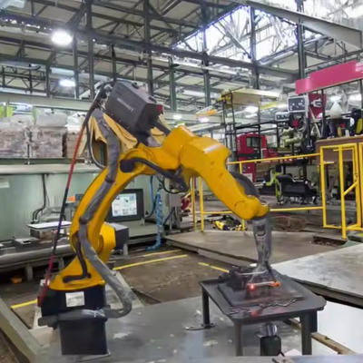 10kg Muat 1700mm Jangkauan 6 Aixs Industrial Robot Arm Stainless Steel Mig Pengelasan Otomatis 6-sumbu Robot Pengelasan Manipulator
