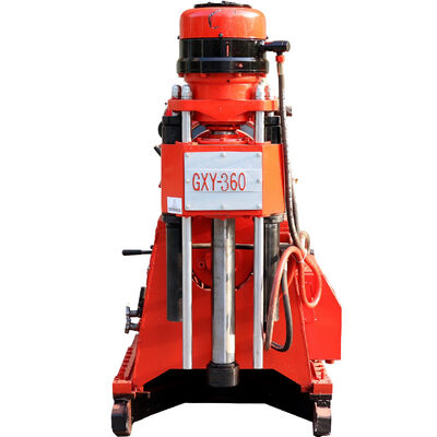 GXY-360 Spindle Rotary Geological Core Drilling Rig Max 500m kedalaman Mesin Pengeboran Eksplorasi Teknik Hidraulik Untuk Batu Coring Air Well Grouting Highway Railway Survey Equipment