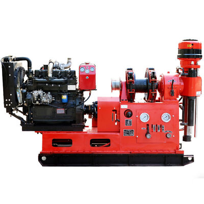 GXY-360 Spindle Rotary Geological Core Drilling Rig Max 500m kedalaman Mesin Pengeboran Eksplorasi Teknik Hidraulik Untuk Batu Coring Air Well Grouting Highway Railway Survey Equipment