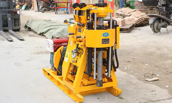 XY-1 High Speed Geological Core Drilling Rig 100m Depth Spindle Rotary Exploration Drill Machine Untuk Pengambilan Sampel Tanah Air Well Grouting Blasting Hole Drilling Equipment