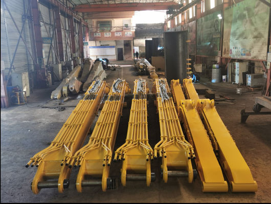 OEM 18-22m Extension Excavator Long Reach Boom Arm Untuk ekskavator 20-50T Long Boom