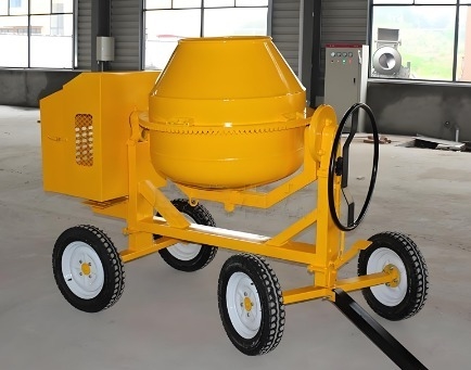 Mesin Pengaduk Beton Portabel Diesel 350L 14M³/H