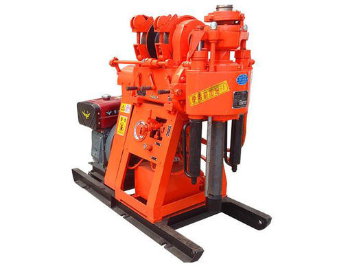 Portable XY-1A-4H Geological Exploration Drilling Rig 150m Hydraulic Feed Rock Coring Machine Integrated Diesel Engine Mud Pump Untuk Survei Pembangunan Gunung & Dataran