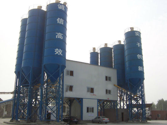 Pabrik Pencampur Batching Beton 150m3 / H, Pabrik Beton Basah 200kW