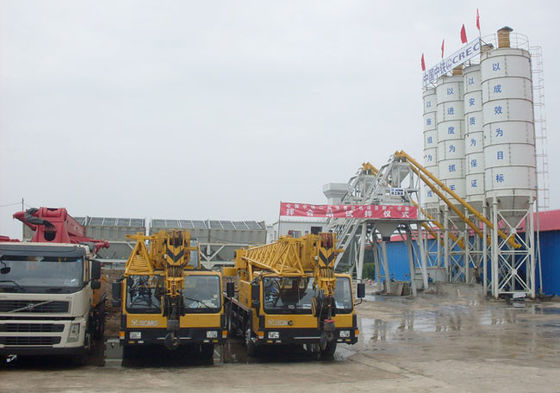 HZS240 240m3 / H Mesin Konstruksi Jalan Pabrik Beton Otomatis