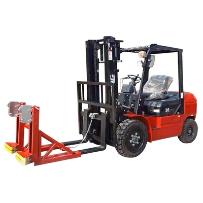 ISO Double Drum 280kg 450kg Forklift Attachment Untuk Mitsubishi