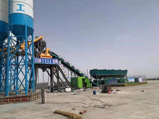 XDEM HZS60 Pabrik Batching Beton Seluler 60 Meter Kubik Per Jam